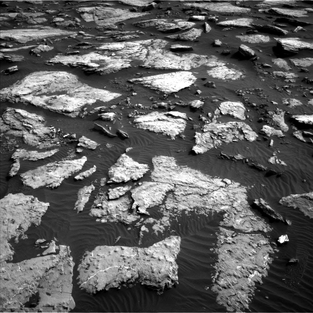 Nasa's Mars rover Curiosity acquired this image using its Left Navigation Camera on Sol 1509, at drive 1218, site number 59