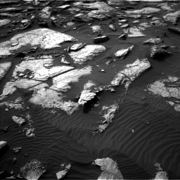Nasa's Mars rover Curiosity acquired this image using its Left Navigation Camera on Sol 1509, at drive 1236, site number 59