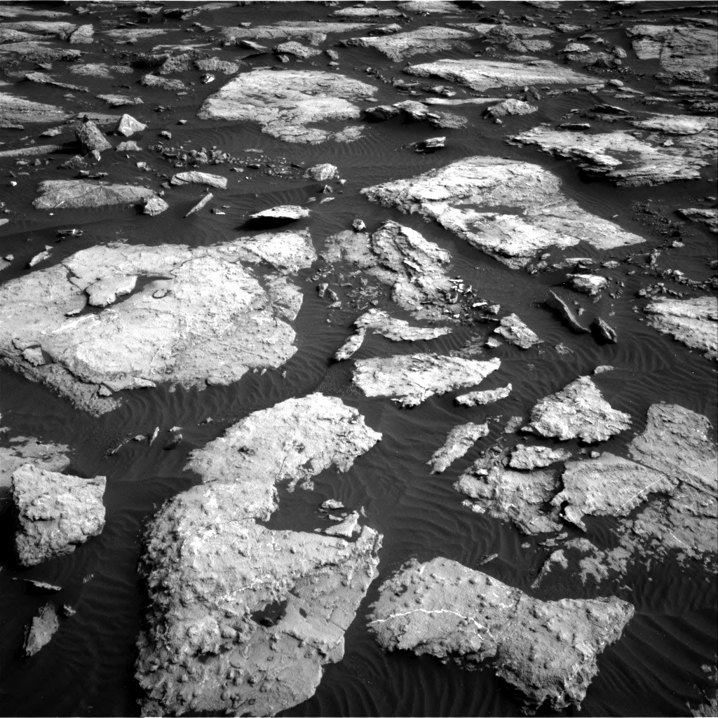 Nasa's Mars rover Curiosity acquired this image using its Right Navigation Camera on Sol 1509, at drive 1218, site number 59