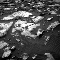 Nasa's Mars rover Curiosity acquired this image using its Right Navigation Camera on Sol 1509, at drive 1242, site number 59