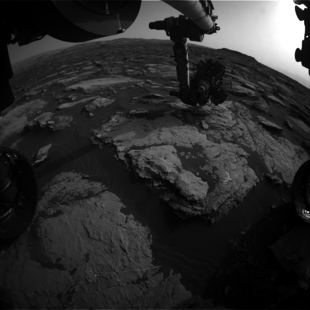 Nasa's Mars rover Curiosity acquired this image using its Front Hazard Avoidance Camera (Front Hazcam) on Sol 1511, at drive 1260, site number 59