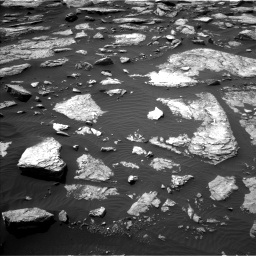 Nasa's Mars rover Curiosity acquired this image using its Left Navigation Camera on Sol 1512, at drive 1290, site number 59