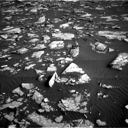 Nasa's Mars rover Curiosity acquired this image using its Left Navigation Camera on Sol 1514, at drive 1944, site number 59