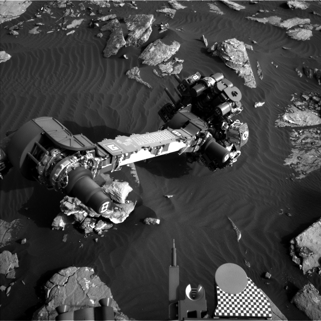 Nasa's Mars rover Curiosity acquired this image using its Left Navigation Camera on Sol 1518, at drive 2242, site number 59