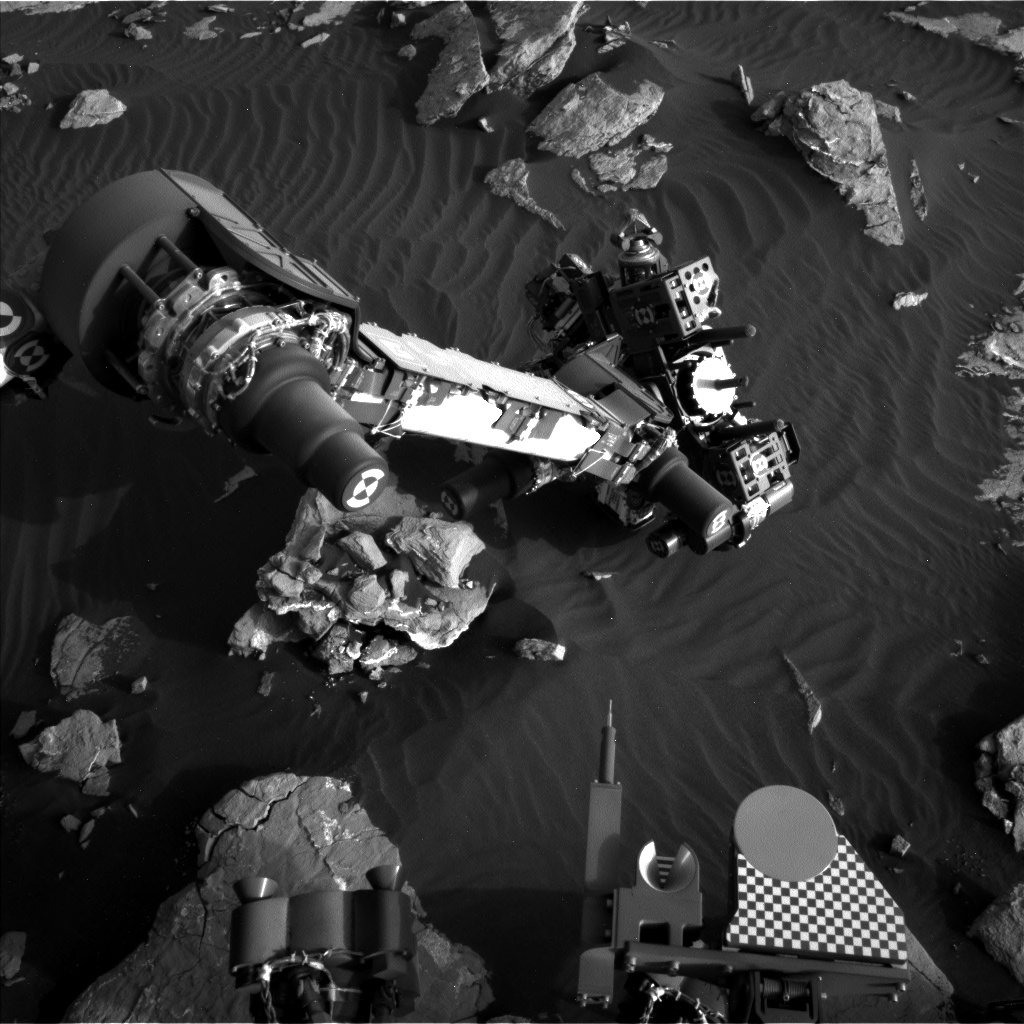 Nasa's Mars rover Curiosity acquired this image using its Left Navigation Camera on Sol 1518, at drive 2242, site number 59
