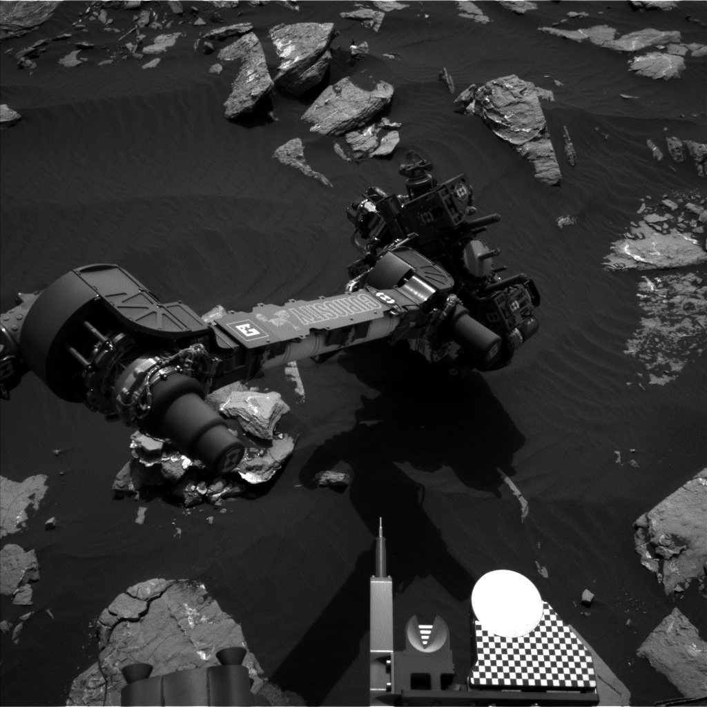 Nasa's Mars rover Curiosity acquired this image using its Left Navigation Camera on Sol 1519, at drive 2242, site number 59