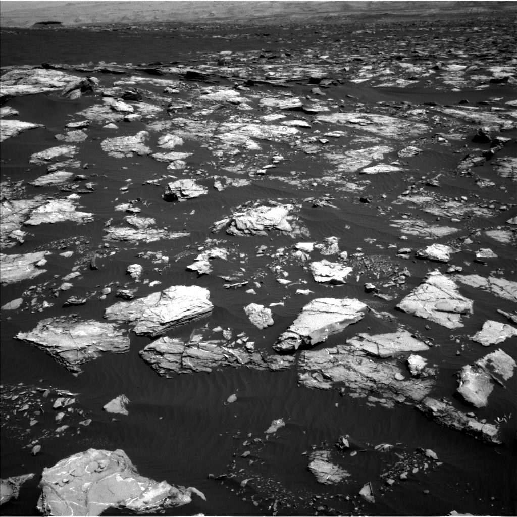 Nasa's Mars rover Curiosity acquired this image using its Left Navigation Camera on Sol 1519, at drive 2578, site number 59