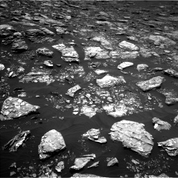 Nasa's Mars rover Curiosity acquired this image using its Left Navigation Camera on Sol 1526, at drive 2794, site number 59