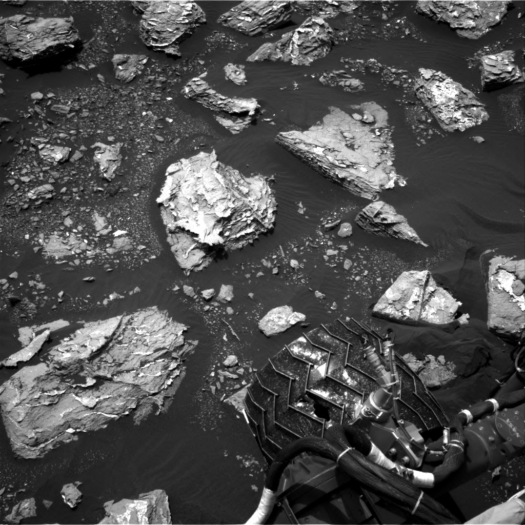 Nasa's Mars rover Curiosity acquired this image using its Right Navigation Camera on Sol 1526, at drive 2830, site number 59