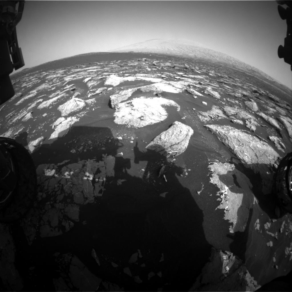 Nasa's Mars rover Curiosity acquired this image using its Front Hazard Avoidance Camera (Front Hazcam) on Sol 1534, at drive 2830, site number 59