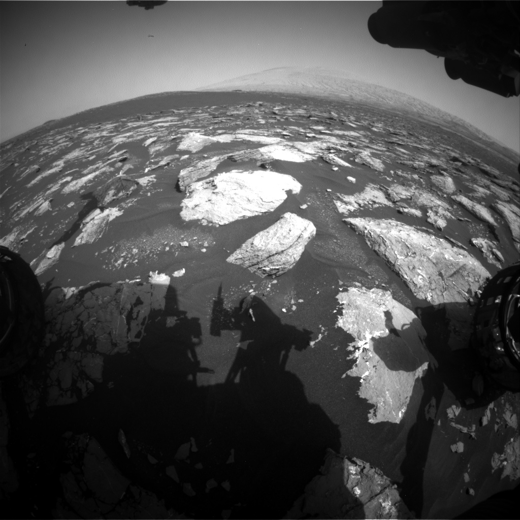 Nasa's Mars rover Curiosity acquired this image using its Front Hazard Avoidance Camera (Front Hazcam) on Sol 1541, at drive 2830, site number 59