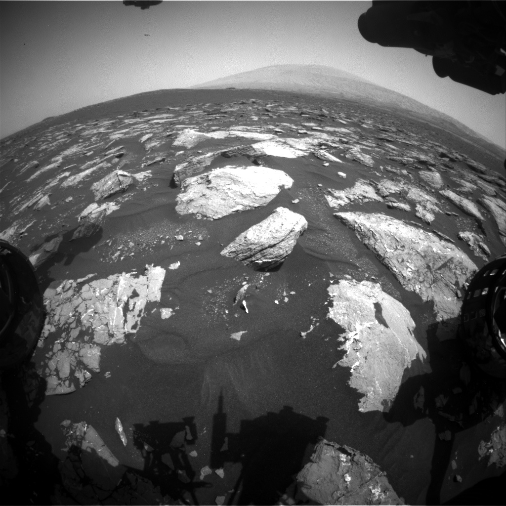 Nasa's Mars rover Curiosity acquired this image using its Front Hazard Avoidance Camera (Front Hazcam) on Sol 1544, at drive 2830, site number 59