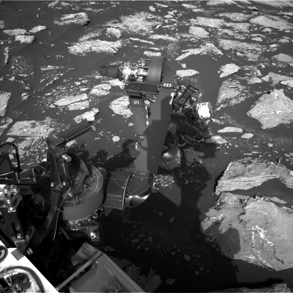 Nasa's Mars rover Curiosity acquired this image using its Left Navigation Camera on Sol 1552, at drive 2830, site number 59