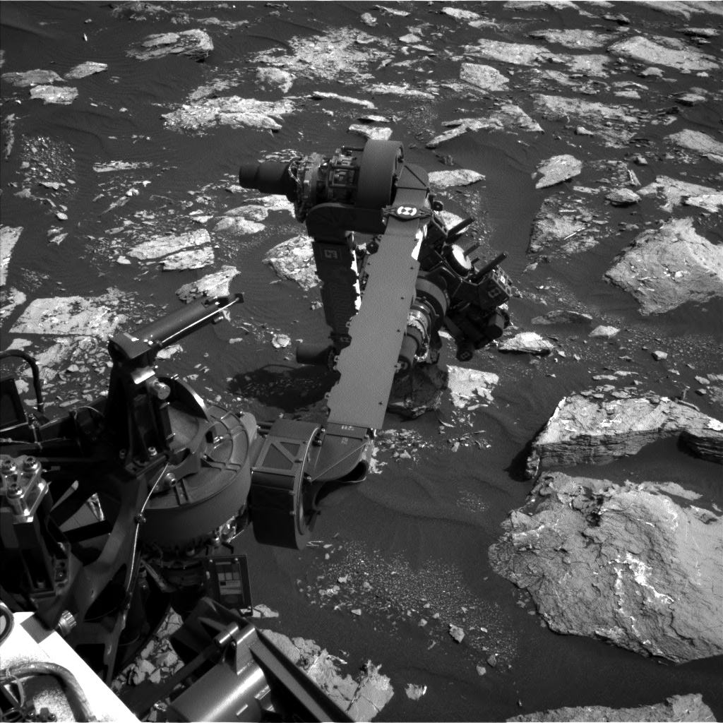 Nasa's Mars rover Curiosity acquired this image using its Left Navigation Camera on Sol 1553, at drive 2830, site number 59
