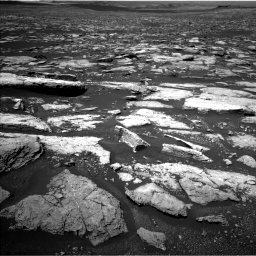 Nasa's Mars rover Curiosity acquired this image using its Left Navigation Camera on Sol 1553, at drive 2950, site number 59