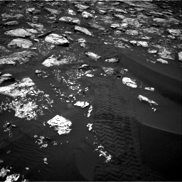Nasa's Mars rover Curiosity acquired this image using its Right Navigation Camera on Sol 1553, at drive 2914, site number 59