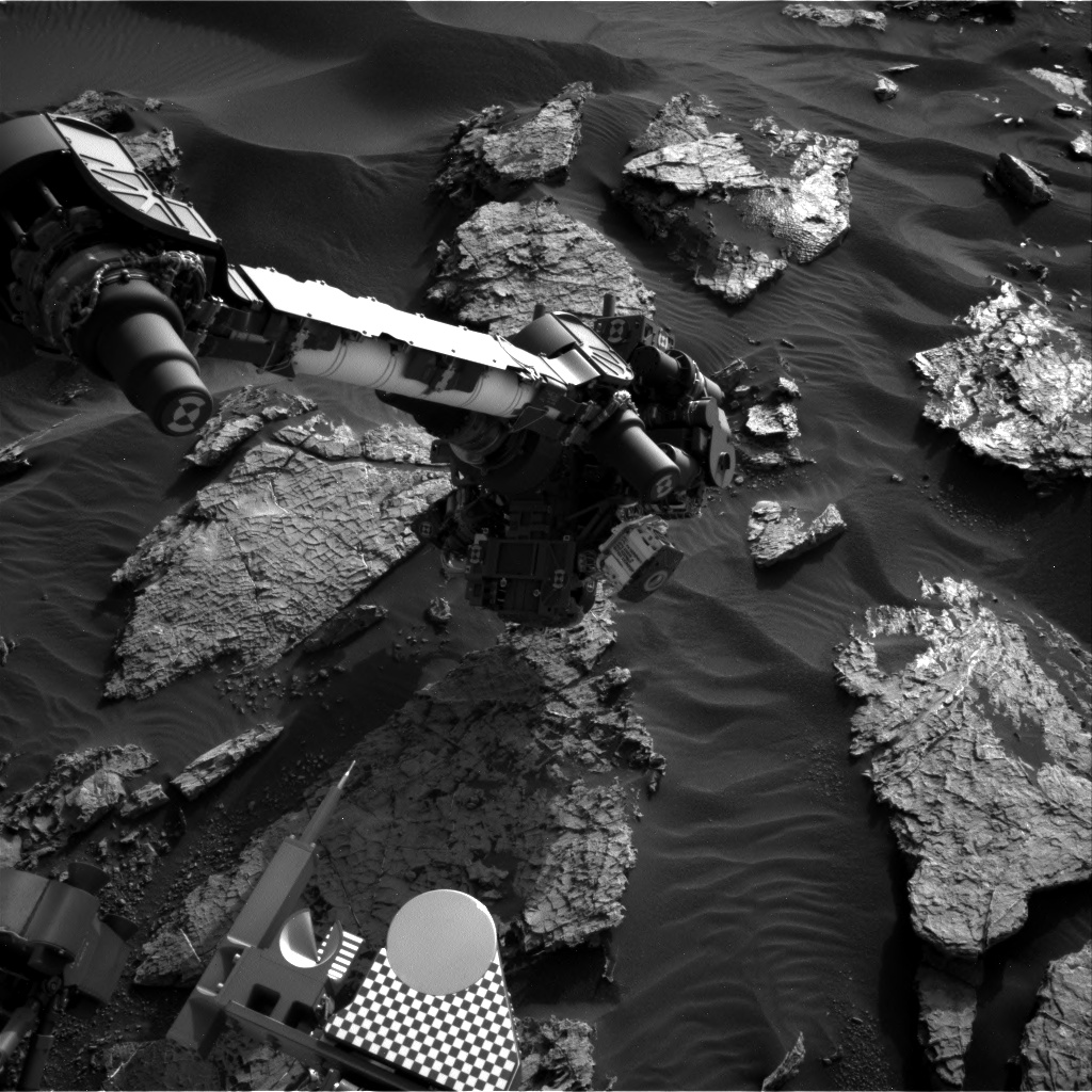 Nasa's Mars rover Curiosity acquired this image using its Right Navigation Camera on Sol 1569, at drive 3016, site number 59