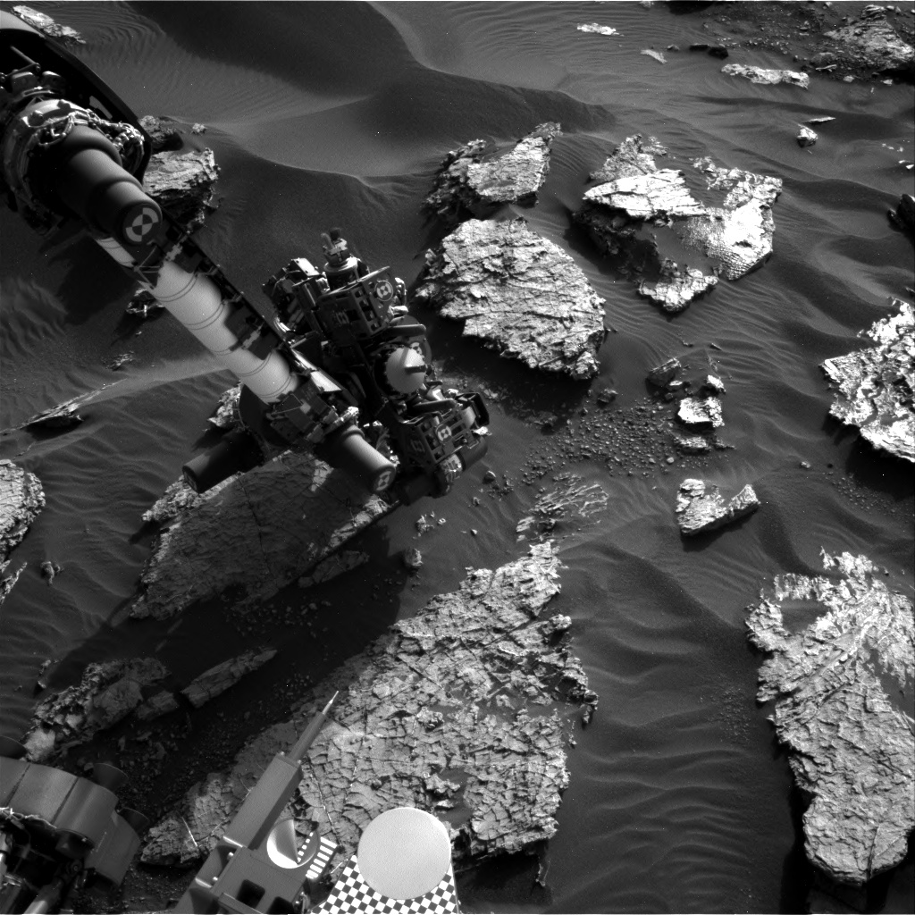 Nasa's Mars rover Curiosity acquired this image using its Right Navigation Camera on Sol 1570, at drive 3016, site number 59