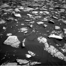 Nasa's Mars rover Curiosity acquired this image using its Left Navigation Camera on Sol 1576, at drive 306, site number 60