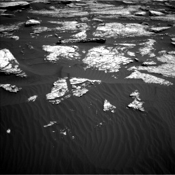Nasa's Mars rover Curiosity acquired this image using its Left Navigation Camera on Sol 1577, at drive 600, site number 60