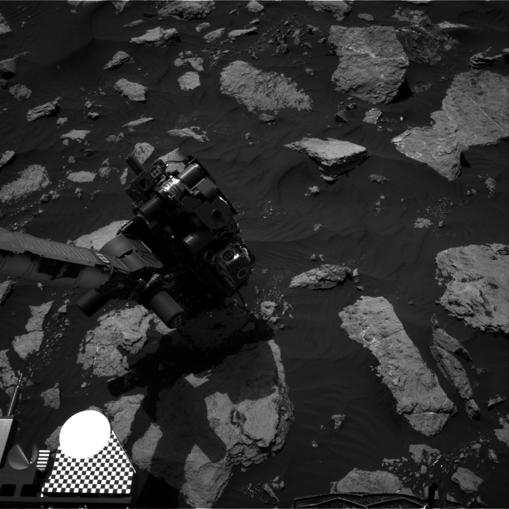 Nasa's Mars rover Curiosity acquired this image using its Right Navigation Camera on Sol 1585, at drive 1650, site number 60