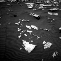 Nasa's Mars rover Curiosity acquired this image using its Left Navigation Camera on Sol 1587, at drive 1800, site number 60