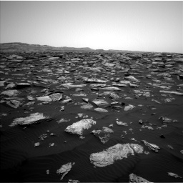 Nasa's Mars rover Curiosity acquired this image using its Left Navigation Camera on Sol 1587, at drive 1806, site number 60