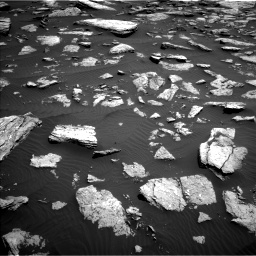 Nasa's Mars rover Curiosity acquired this image using its Left Navigation Camera on Sol 1587, at drive 1950, site number 60