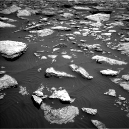 Nasa's Mars rover Curiosity acquired this image using its Left Navigation Camera on Sol 1587, at drive 1992, site number 60