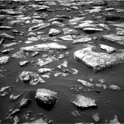 Nasa's Mars rover Curiosity acquired this image using its Left Navigation Camera on Sol 1589, at drive 2010, site number 60