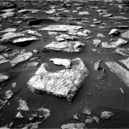 Nasa's Mars rover Curiosity acquired this image using its Left Navigation Camera on Sol 1589, at drive 2034, site number 60