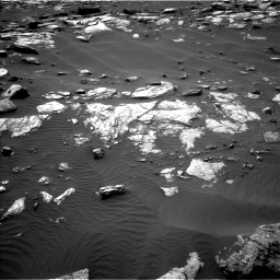 Nasa's Mars rover Curiosity acquired this image using its Left Navigation Camera on Sol 1589, at drive 2250, site number 60