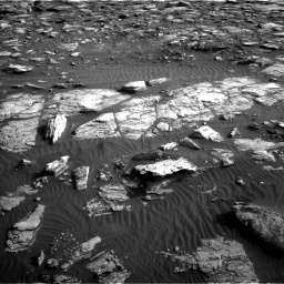 Nasa's Mars rover Curiosity acquired this image using its Left Navigation Camera on Sol 1591, at drive 2328, site number 60