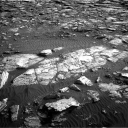 Nasa's Mars rover Curiosity acquired this image using its Left Navigation Camera on Sol 1591, at drive 2334, site number 60