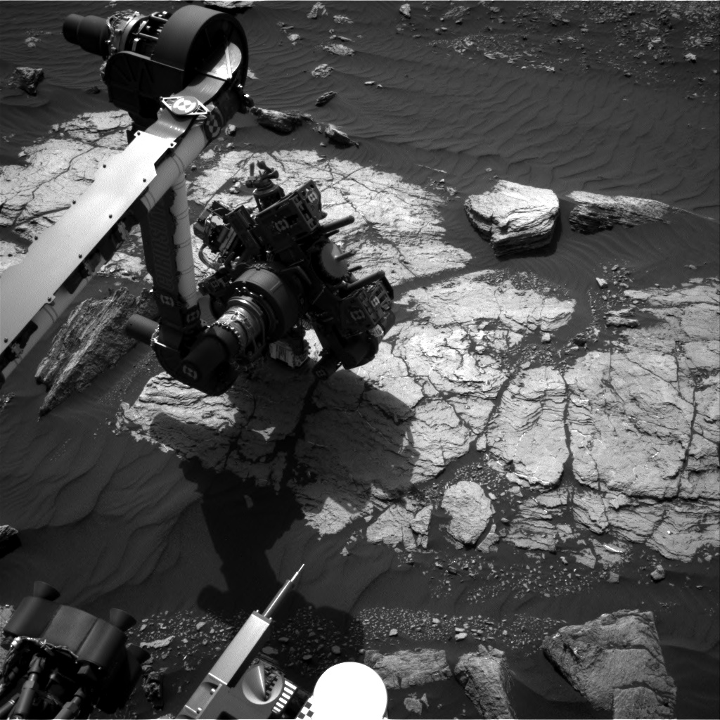 Nasa's Mars rover Curiosity acquired this image using its Right Navigation Camera on Sol 1594, at drive 2346, site number 60