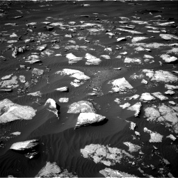 Nasa's Mars rover Curiosity acquired this image using its Right Navigation Camera on Sol 1596, at drive 2670, site number 60