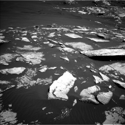 Nasa's Mars rover Curiosity acquired this image using its Left Navigation Camera on Sol 1601, at drive 3024, site number 60