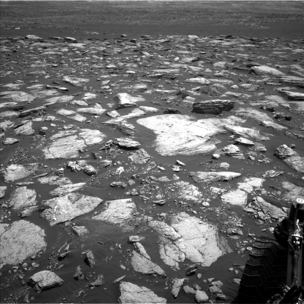 Nasa's Mars rover Curiosity acquired this image using its Left Navigation Camera on Sol 1604, at drive 0, site number 61
