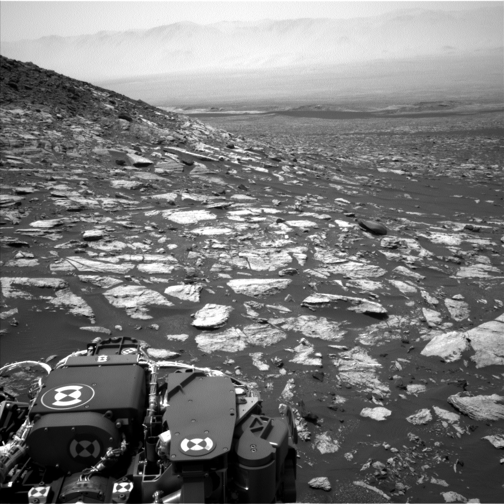 Nasa's Mars rover Curiosity acquired this image using its Left Navigation Camera on Sol 1605, at drive 156, site number 61