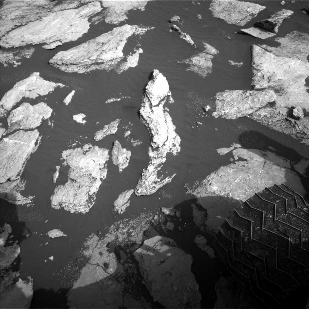 Nasa's Mars rover Curiosity acquired this image using its Left Navigation Camera on Sol 1605, at drive 156, site number 61