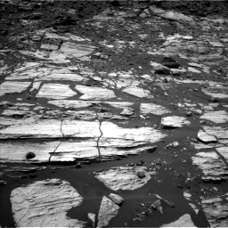 Nasa's Mars rover Curiosity acquired this image using its Left Navigation Camera on Sol 1610, at drive 258, site number 61