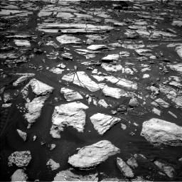 Nasa's Mars rover Curiosity acquired this image using its Left Navigation Camera on Sol 1610, at drive 282, site number 61