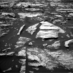 Nasa's Mars rover Curiosity acquired this image using its Left Navigation Camera on Sol 1610, at drive 300, site number 61