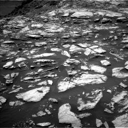 Nasa's Mars rover Curiosity acquired this image using its Left Navigation Camera on Sol 1610, at drive 360, site number 61