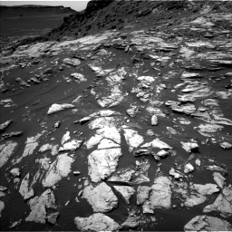 Nasa's Mars rover Curiosity acquired this image using its Left Navigation Camera on Sol 1610, at drive 384, site number 61