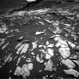 Nasa's Mars rover Curiosity acquired this image using its Left Navigation Camera on Sol 1610, at drive 390, site number 61