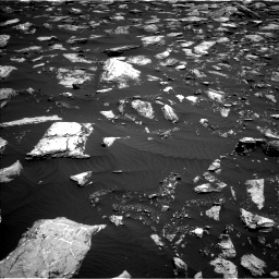 Nasa's Mars rover Curiosity acquired this image using its Left Navigation Camera on Sol 1611, at drive 546, site number 61