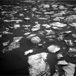 Nasa's Mars rover Curiosity acquired this image using its Left Navigation Camera on Sol 1611, at drive 594, site number 61
