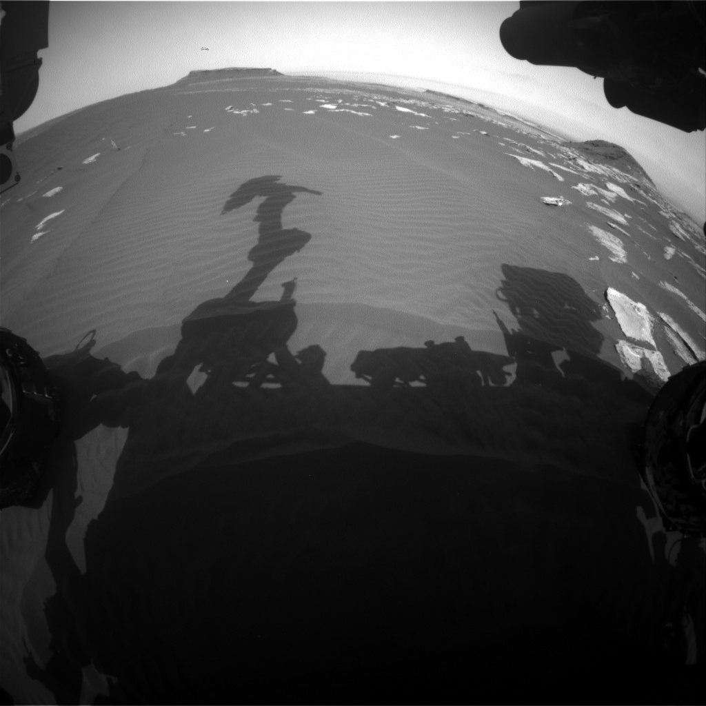 Nasa's Mars rover Curiosity acquired this image using its Front Hazard Avoidance Camera (Front Hazcam) on Sol 1620, at drive 1140, site number 61