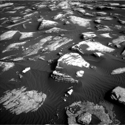 Nasa's Mars rover Curiosity acquired this image using its Left Navigation Camera on Sol 1628, at drive 1218, site number 61